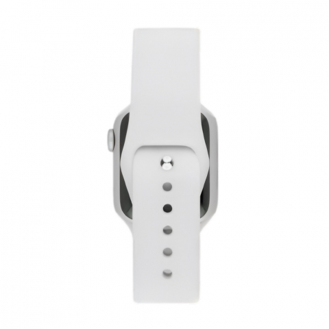 Силиконовый ремешок для часов Apple Watch 38/40/41 мм M/L белого цвета. [1]