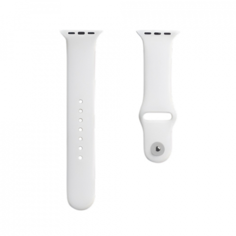 Gadgeturi - Silicon Apple Watch Strap 38/40/41mm M/L White