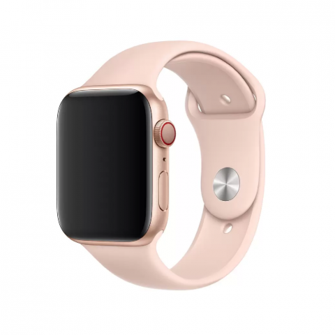 Silicon Apple Watch Strap 42/44/45mm M/L Rose [1]