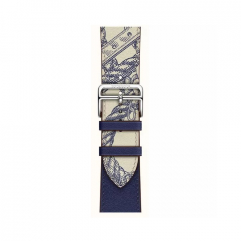 Gadgeturi - VPG Rhea Series Real Leather iWatch Strap 38/40/41mm Blue