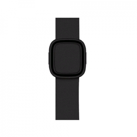Gadgeturi - VPG Tethys Series Real Leather iWatch Strap 38/40/41mm Black
