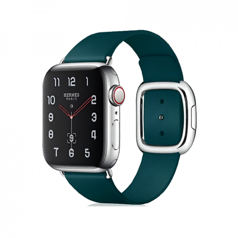VPG Tethys Series Real Leather iWatch Strap 38/40/41mm Green [1]