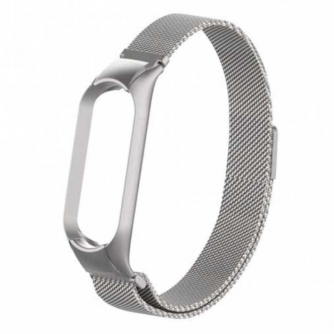 Electronice - Strap Metal Mi Band 5 Silver