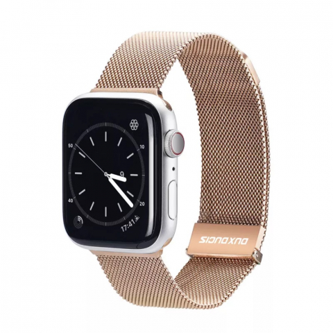 Gadgeturi - DUX DUCIS Strap Milanese Version Apple Watch 38MM/40MM/41MM, Gold