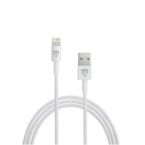 Helmet Car Charger with Lightning Cable 2xUSB 2.4A , Silver [1]