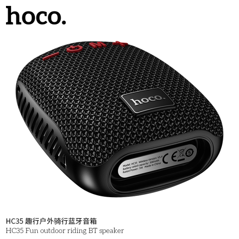 Hoco HC35 Fun outdoor riding BT speaker black [1]