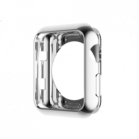 Electronice - Apple Watch Electroplated case TPU 42 mm Silver