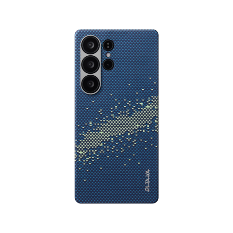 Husa Pitaka Aaron Button Edge Case Samsung S26 Ultra Milky way galaxy [1]