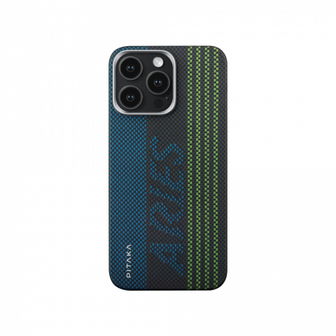 iPhone 15 Pro - Чехол Pitaka для iPhone 15 Pro Aries Tactile Woven Credit card
