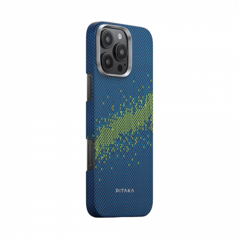 iPhone 16 Pro Max - Чехол Pitaka iPhone для 16 Pro max StarPeak Luminous Milky way galaxy