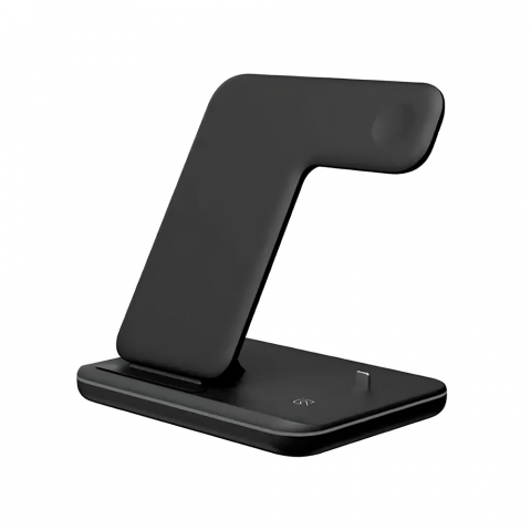 Accesorii Telefoane - Wireless Charger 3 in1 10W, Black