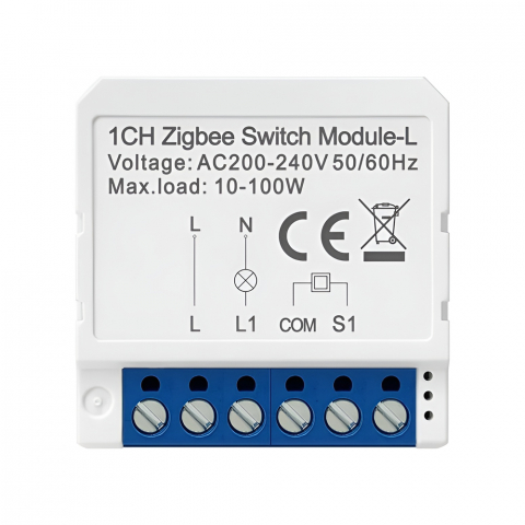 Умный дом - Умный выключатель Avatto 1-канальный 100 Вт Zigbee (без нейтрального провода)