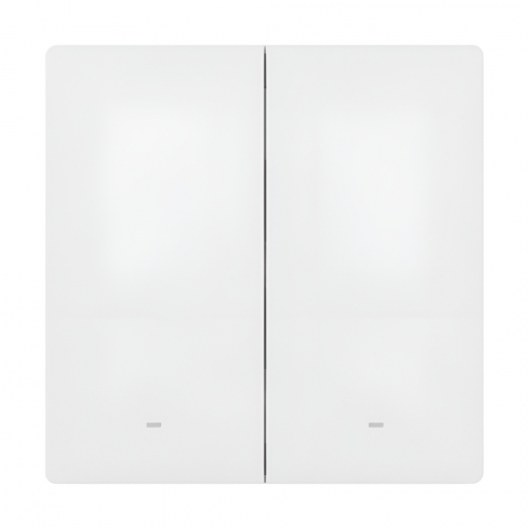 Casa si Gradina - Sonoff Smart Wall Switch SwitchMan M5 2 Gang EU Matter Wi-Fi, White (M5-2C-86W) (Neutral Wire)