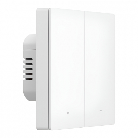 Sonoff Smart Wall Switch SwitchMan M5 2 Gang EU Matter Wi-Fi, White (M5-2C-86W) (Neutral Wire) [2]