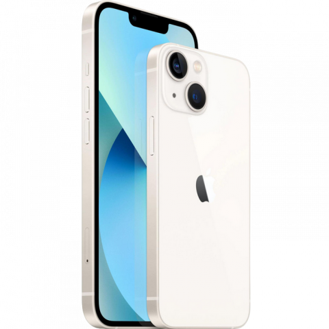 Телефон Apple iPhone 13, 128 GB Starlight MD Diagonala ecranului: 6,1 ", Rezolutia ecranului: 2532x1170, Max. Rezoluția camerei: 12 MP, Cameră frontală: 12 MP, Capacitate acumulator: 3240 mAh, Chipset: Apple A15 Bionic, Platformă software: iOS, Grad de protecție: IP68 rezistent la praf/apă, [6]