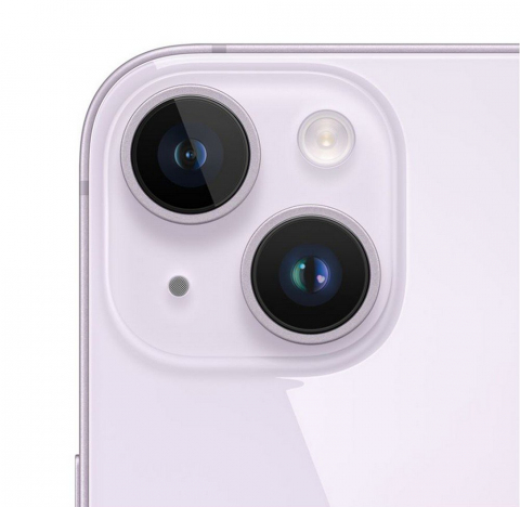 Telefon Apple iPhone 14, 128GB Purple MD Diagonala ecranului: 6,1 ", Rezolutia ecranului: 2532x1170, Max. Rezoluția camerei: 12 MP, Cameră frontală: 12 MP, Capacitate acumulator: 3279 mAh, Chipset: Apple A15 Bionic, Platformă software: iOS, Grad de protecție: IP68 rezistent la praf/apă, [5]