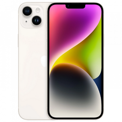 Telefon Apple iPhone 14 Plus, 512GB Starlight MD Diagonala ecranului: 6,7 ", Rezolutia ecranului: 2778x1284, Max. Rezoluția camerei: 12 MP, Cameră frontală: 12 MP, Capacitate acumulator: 4323 mAh, Chipset: Apple A15 Bionic, Platformă software: iOS, Grad de protecție: IP68 rezistent la praf/apă, [10]