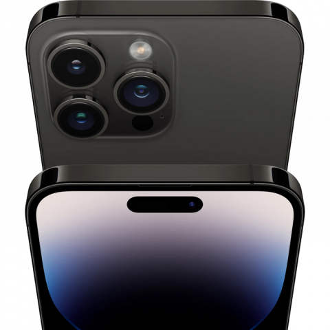 Telefon Apple iPhone 14 Pro, 512GB Space Black MD Diagonala ecranului: 6,1 ", Rezolutia ecranului: 2556x1179, Max. Rezoluția camerei: 48 MP, Cameră frontală: 12 MP, Capacitate acumulator: 3200 mAh, Chipset: Apple A16 Bionic, Platformă software: iOS, Grad de protecție: IP68 rezistent la praf/apă, [4]