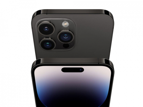 Telefon Apple iPhone 14 Pro, 512GB Space Black MD Diagonala ecranului: 6,1 ", Rezolutia ecranului: 2556x1179, Max. Rezoluția camerei: 48 MP, Cameră frontală: 12 MP, Capacitate acumulator: 3200 mAh, Chipset: Apple A16 Bionic, Platformă software: iOS, Grad de protecție: IP68 rezistent la praf/apă, [3]
