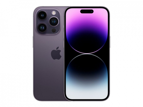 Telefon Apple iPhone 14 Pro Max, 512GB Deep Purple MD Diagonala ecranului: 6,7 ", Rezolutia ecranului: 2796x1290, Max. Rezoluția camerei: 48 MP, Cameră frontală: 12 MP, Capacitate acumulator: 4323 mAh, Chipset: Apple A16 Bionic, Platformă software: iOS, Grad de protecție: IP68 rezistent la praf/apă, [8]