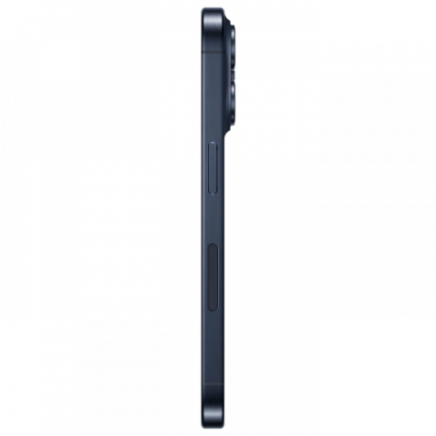 Telefon Apple iPhone 15 Pro, 1TB Blue Titanium MD Diagonala ecranului: 6,1 ", Rezolutia ecranului: 2556x1179, Max. Rezoluția camerei: 48 MP, Cameră frontală: 12 MP, Chipset: Apple A17 Pro (3 nm), Platformă software: iOS, Grad de protecție: IP68 rezistent la praf/apă, [4]