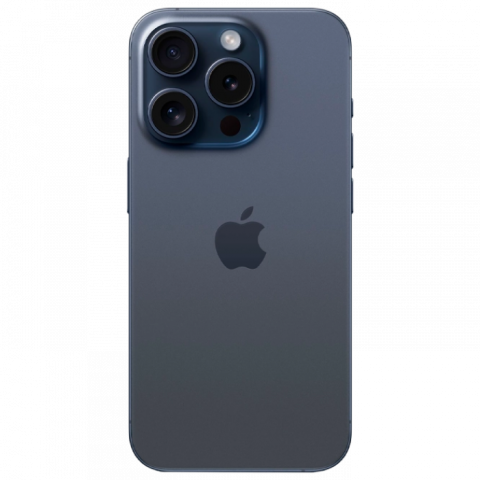 Telefon Apple iPhone 15 Pro, 1TB Blue Titanium MD Diagonala ecranului: 6,1 ", Rezolutia ecranului: 2556x1179, Max. Rezoluția camerei: 48 MP, Cameră frontală: 12 MP, Chipset: Apple A17 Pro (3 nm), Platformă software: iOS, Grad de protecție: IP68 rezistent la praf/apă, [3]