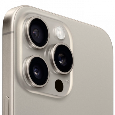 Telefon Apple iPhone 15 Pro Max, 512GB Natural Titanium MD Diagonala ecranului: 6,7 ", Rezolutia ecranului: 2796x1290, Max. Rezoluția camerei: 48 MP, Cameră frontală: 12 MP, Chipset: Apple A17 Pro (3 nm), Platformă software: iOS, Grad de protecție: IP68 rezistent la praf/apă, [6]