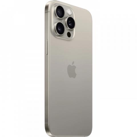 Telefon Apple iPhone 15 Pro Max, 512GB Natural Titanium MD Diagonala ecranului: 6,7 ", Rezolutia ecranului: 2796x1290, Max. Rezoluția camerei: 48 MP, Cameră frontală: 12 MP, Chipset: Apple A17 Pro (3 nm), Platformă software: iOS, Grad de protecție: IP68 rezistent la praf/apă, [2]