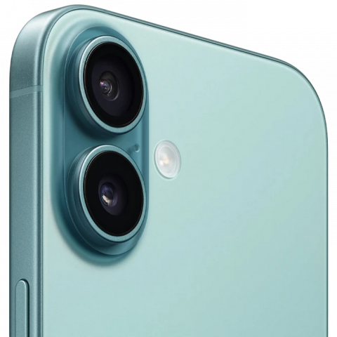 Telefon Apple iPhone 16, 128GB Teal MD Diagonala ecranului: 6,1 ", Rezolutia ecranului: 2556x1179, Max. Rezoluția camerei: 48 MP, Cameră frontală: 12 MP, Chipset: Apple A18 (3 nm), Platformă software: iOS, Grad de protecție: IP68 rezistent la praf/apă, [1]