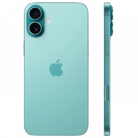 Telefon Apple iPhone 16 Plus, 128GB Teal MD Diagonala ecranului: 6,7 ", Rezolutia ecranului: 2796x1290, Max. Rezoluția camerei: 48 MP, Cameră frontală: 12 MP, Chipset: Apple A18 (3 nm), Platformă software: iOS, Grad de protecție: IP68 rezistent la praf/apă, [1]