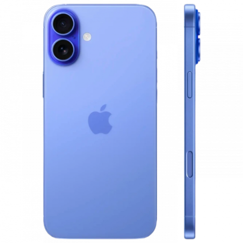 Telefon Apple iPhone 16 Plus, 128GB Ultramarine MD Diagonala ecranului: 6,7 ", Rezolutia ecranului: 2796x1290, Max. Rezoluția camerei: 48 MP, Cameră frontală: 12 MP, Chipset: Apple A18 (3 nm), Platformă software: iOS, Grad de protecție: IP68 rezistent la praf/apă, [3]