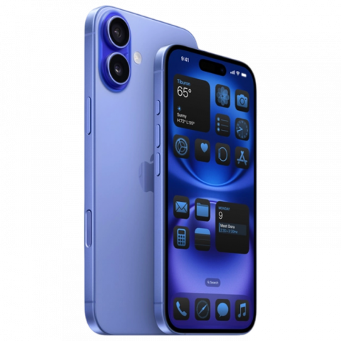 Telefon Apple iPhone 16 Plus, 128GB Ultramarine MD Diagonala ecranului: 6,7 ", Rezolutia ecranului: 2796x1290, Max. Rezoluția camerei: 48 MP, Cameră frontală: 12 MP, Chipset: Apple A18 (3 nm), Platformă software: iOS, Grad de protecție: IP68 rezistent la praf/apă, [0]
