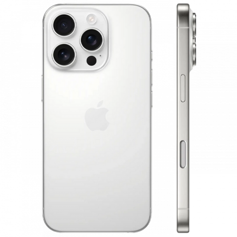 Telefoane - Telefon Apple iPhone 16 Pro 256GB White Titanium MD Diagonala ecranului: 6,3 ", Rezolutia ecranului: 1206 x 2622, Max. Rezoluția camerei: 48 MP, Cameră frontală: 12 MP, Chipset: Apple A18 Pro (3 nm), Platformă software: iOS, Grad de protecție: IP68 rezistent la praf/apă,
