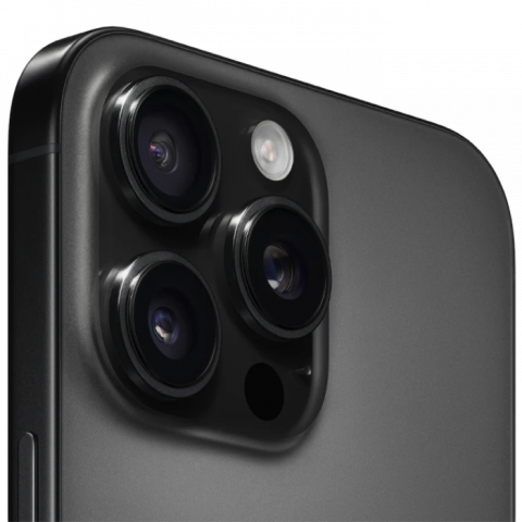 Telefon Apple iPhone 16 Pro Max, 1TB Black Titanium MD Diagonala ecranului: 6,9 ", Rezolutia ecranului: 1320 x 2868, Max. Rezoluția camerei: 48 MP, Cameră frontală: 12 MP, Chipset: Apple A18 (3 nm), Platformă software: iOS, Grad de protecție: IP67 rezistent la praf/apă, [1]