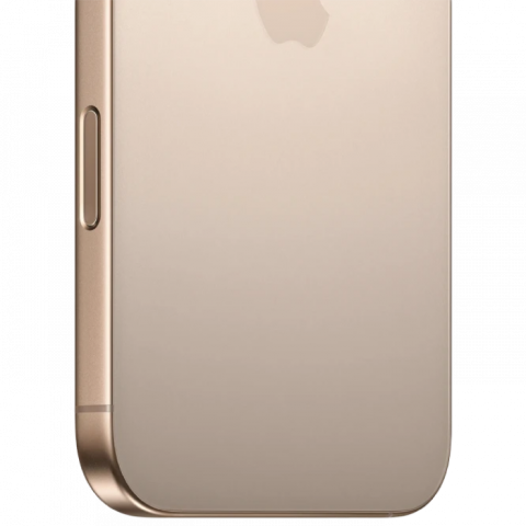 Telefon Apple iPhone 16 Pro Max, 256GB Desert Titanium MD Diagonala ecranului: 6,9 ", Rezolutia ecranului: 1320 x 2868, Max. Rezoluția camerei: 48 MP, Cameră frontală: 12 MP, Chipset: Apple A18 (3 nm), Platformă software: iOS, Grad de protecție: IP67 rezistent la praf/apă, [2]