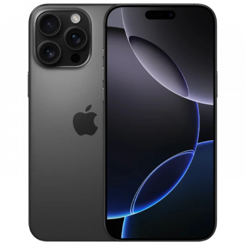 Telefon Apple iPhone 16 Pro Max, 512GB Black Titanium MD Diagonala ecranului: 6,9 ", Rezolutia ecranului: 1320 x 2868, Max. Rezoluția camerei: 48 MP, Cameră frontală: 12 MP, Chipset: Apple A18 (3 nm), Platformă software: iOS, Grad de protecție: IP67 rezistent la praf/apă, [3]