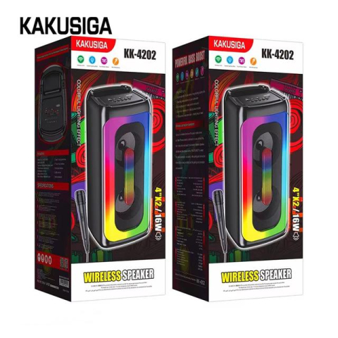 Kakusiga KK-4209 ZHIYUAN colorful light wireless speaker Black [5]