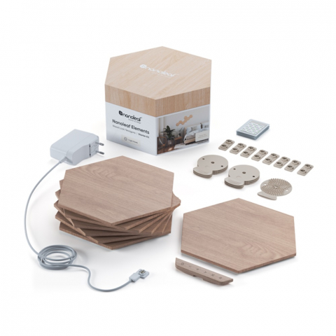 Iluminare decorativa - Nanoleaf Elements Hexagons Starter Kit 7 pack