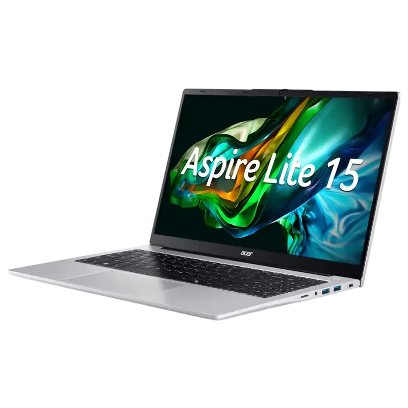 Laptop Acer Aspire 15,6" Lite 15 AL15-41P, Light Silver, AMD Ryzen 3 5300U, 16GB/512GB, Linux eShell [7]