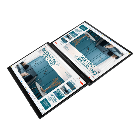 Laptop ASUS 140 Zenbook DUO OLED UX8406CA Gray - Intel Core Ultra 9 285H 32Gb 2Tb Win 11 [1]