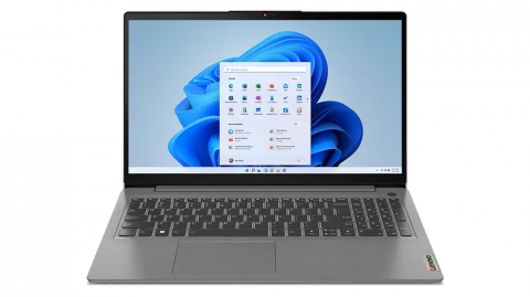 Laptop Lenovo 15.6" IdeaPad 3 15IAU7 Grey - Intel Core i5-1235U 8Gb 512Gb 15.6" IPS FHD (1920x1080) Non-glare, Intel Core i5-1235U (10x Core, 2x 4.4GHz, 8x 3.3GHz, 12Mb), 8Gb (Onboard) PC4-25600, 512Gb PCIE, Intel UHD Graphics, HDMI, 802.11ax, Bluetooth, 1x USB-C DP, 1x USB 3.2, 1x USB 2.0, Card Reader, HD Webcam, No OS, 45Wh Battery, 1.63kg, Arctic Grey [1]