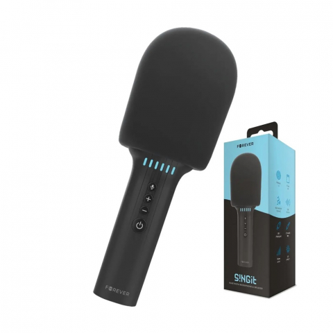 Беспроводной микрофон с динамиком Bluetooth BMS-500, черный [1]