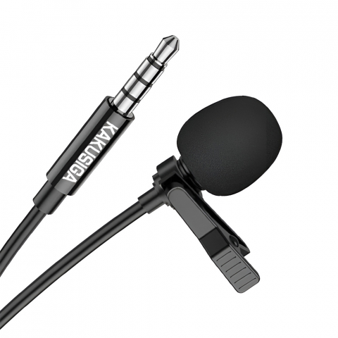 Ksiga Wired Lavalier KSC-762 3.5mm 2M, Black [1]