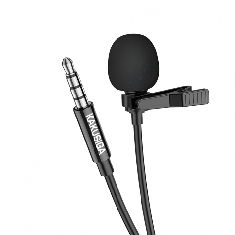 Telefoane - Ksiga Wired Lavalier KSC-762 3.5mm 2M, Black