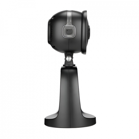 Boya All-in-one USB Microphone with LED Ring Light, 4K Camera (BY-CM6B), USB A to C (1.2m), Black [1]