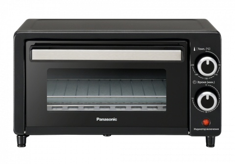 Cuptoare electrice - Mini Cuptor Electric Panasonic NT-H900KTQ, 1000W, 9L, Negru