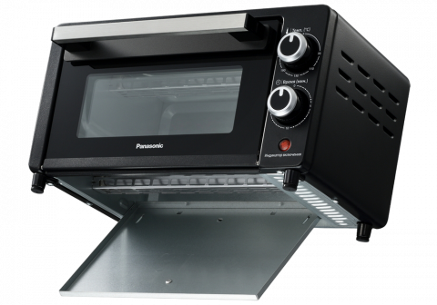 Электропечь Panasonic NT-H900KTQ, 1000Вт, 9Л, Черный [8]