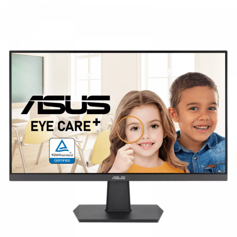 Componente PC - Monitor ASUS 23.8" VA24EHF, IPS, Full HD, 100Hz, 1ms, Negru