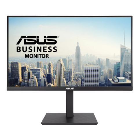 Componente PC - Monitor ASUS 27" VA27ACFSN, IPS, QHD, 100Hz, USB-C, LAN, Boxe, Pivot, Negru