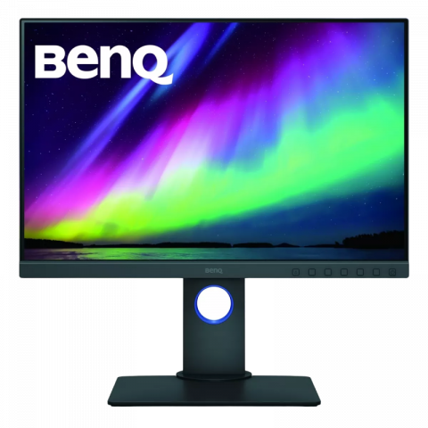 Componente PC - Monitor BenQ 24.1" SW240, AHVA-IPS, 1920x1200, 75Hz, 5ms, Pivot, Negru